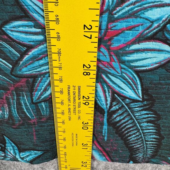 Retro Rifle Shirt Mens Size Extra Large Blue Short Sleeve Hawaiian Drip V2 - Picture 7 of 11